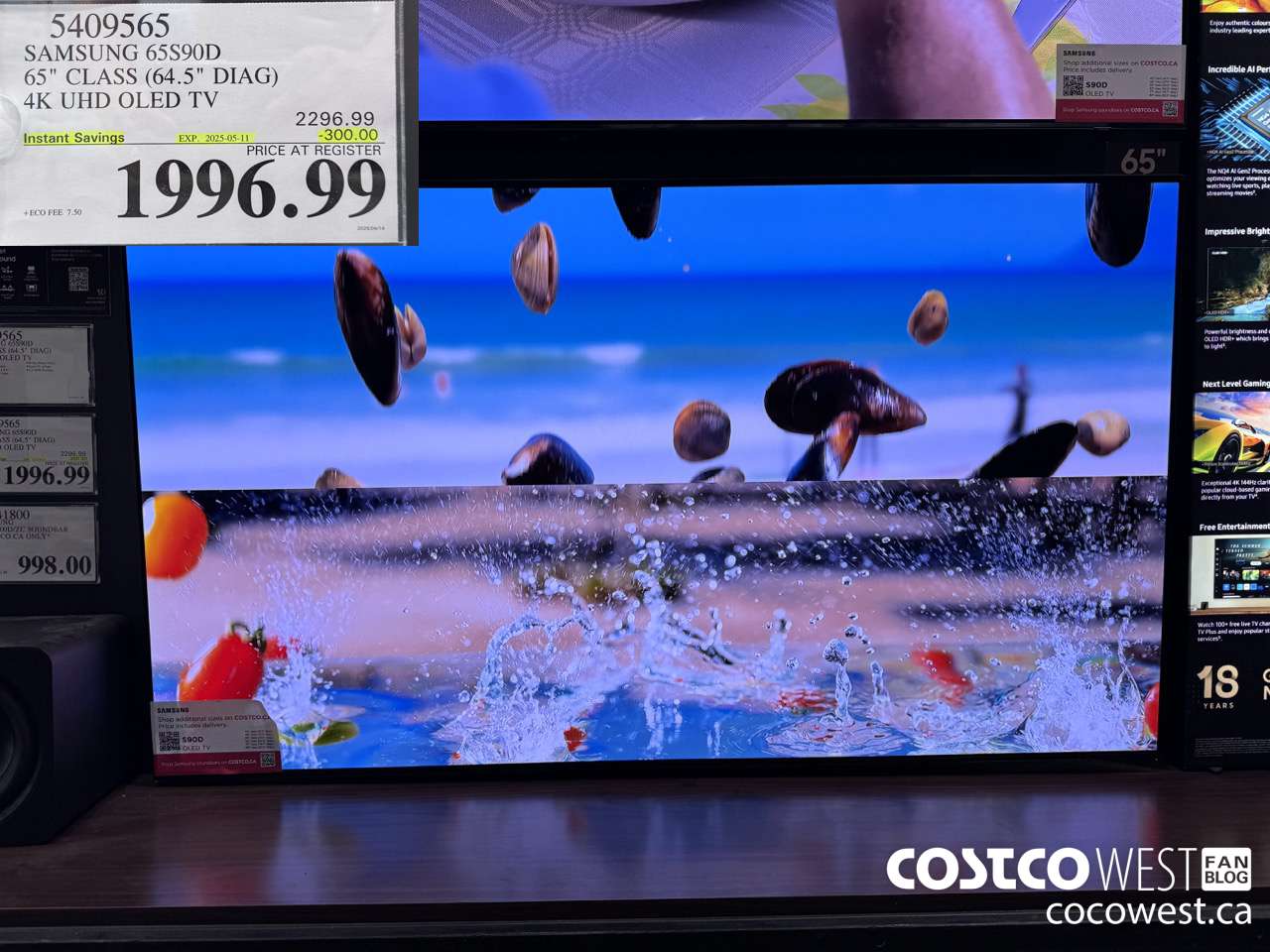 5409565 SAMSUNG 65S90D 65