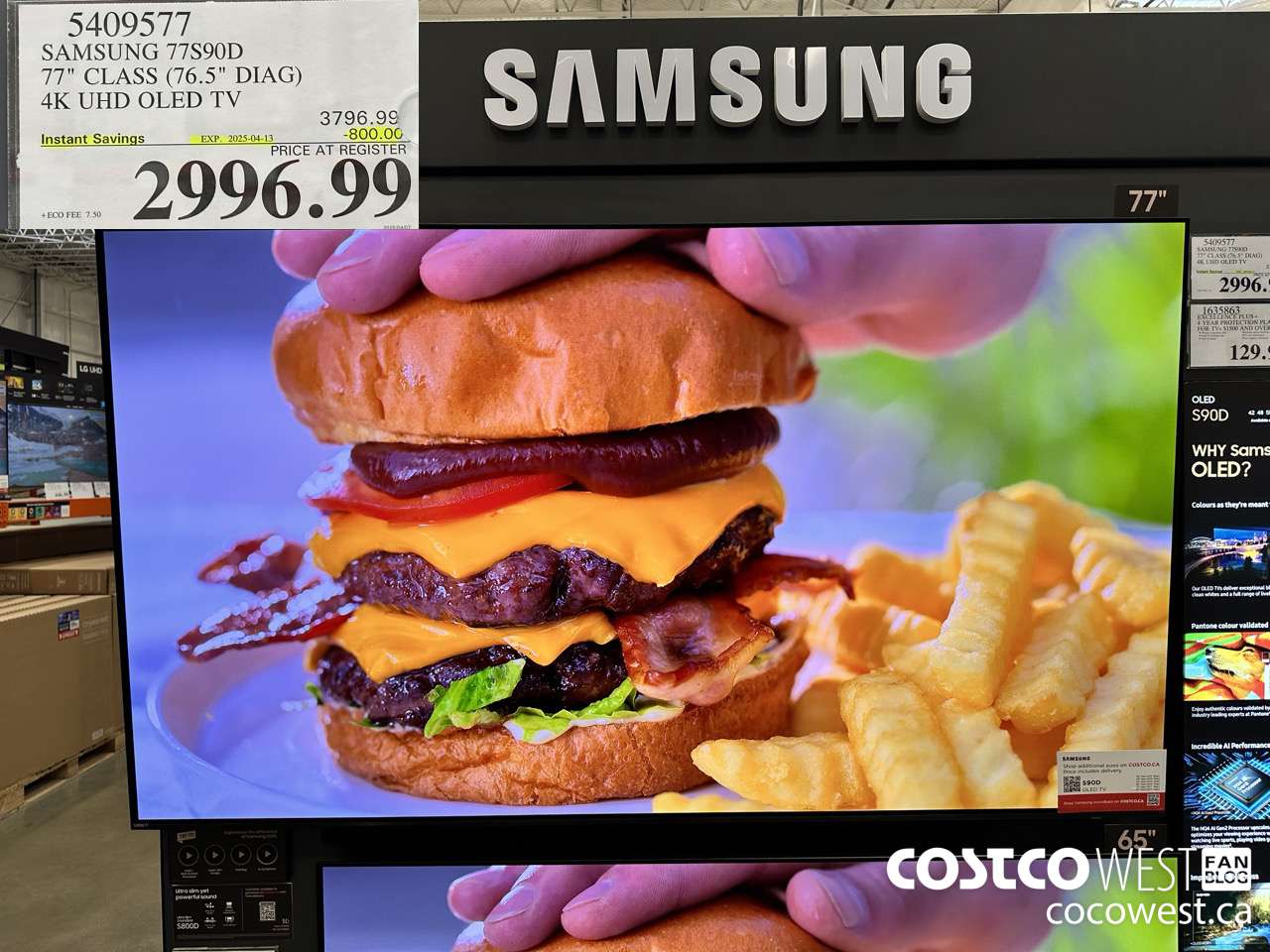 5409577 SAMSUNG 77S90D 77