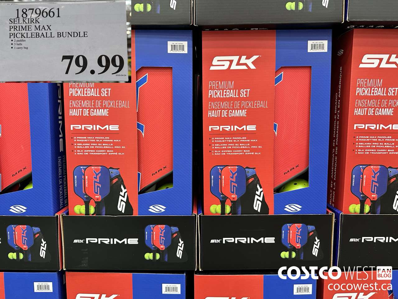 1879661 SELKIRK PRIME MAX PICKLEBALL BUNDLE $79.99