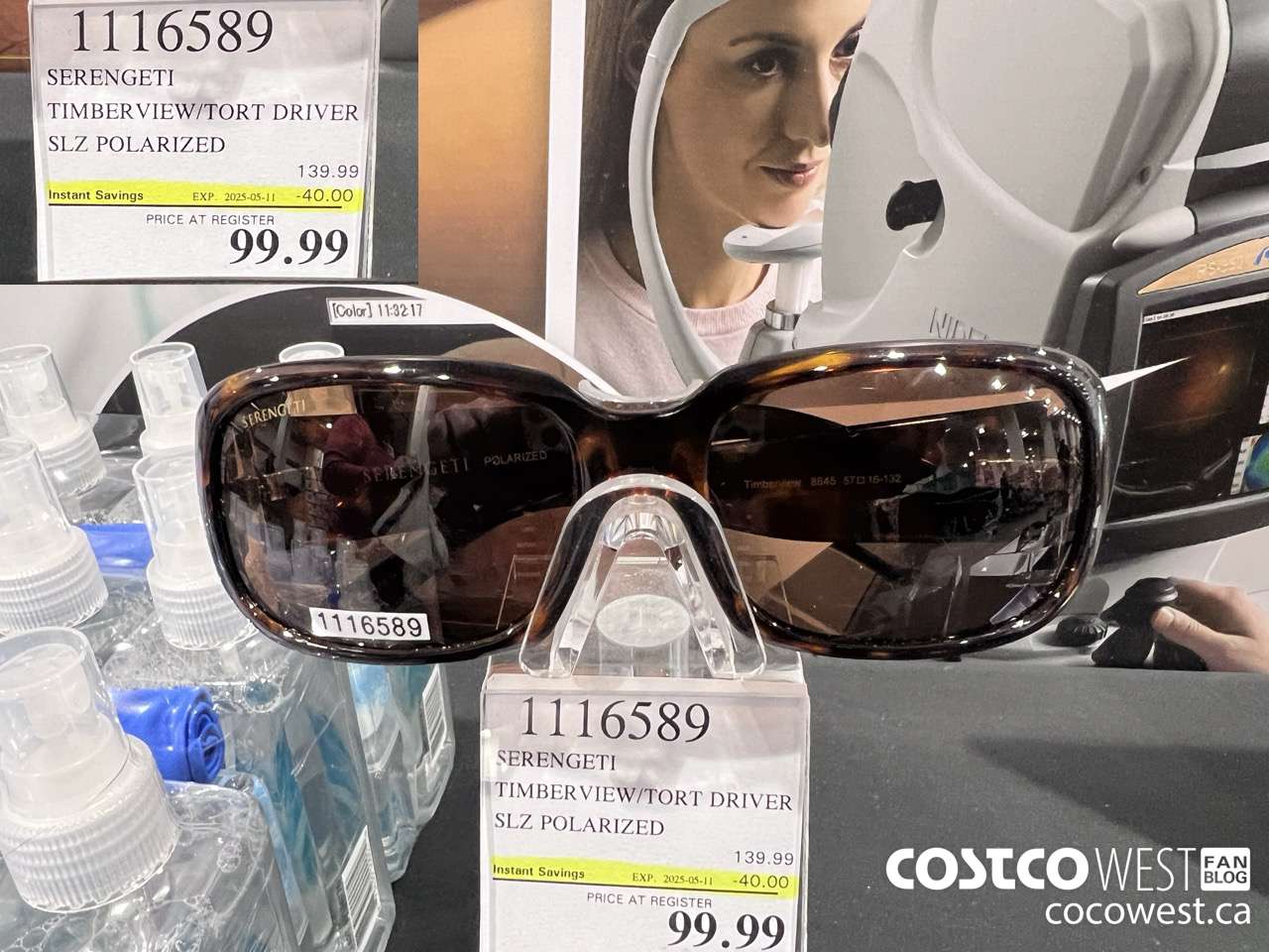 1116589 SERENGETI TIMBERVIEW/TORT DRIVER SLZ POLARIZED ($40.00 INSTANT SAVINGS EXPIRES ON 2025-05-11) $99.99
