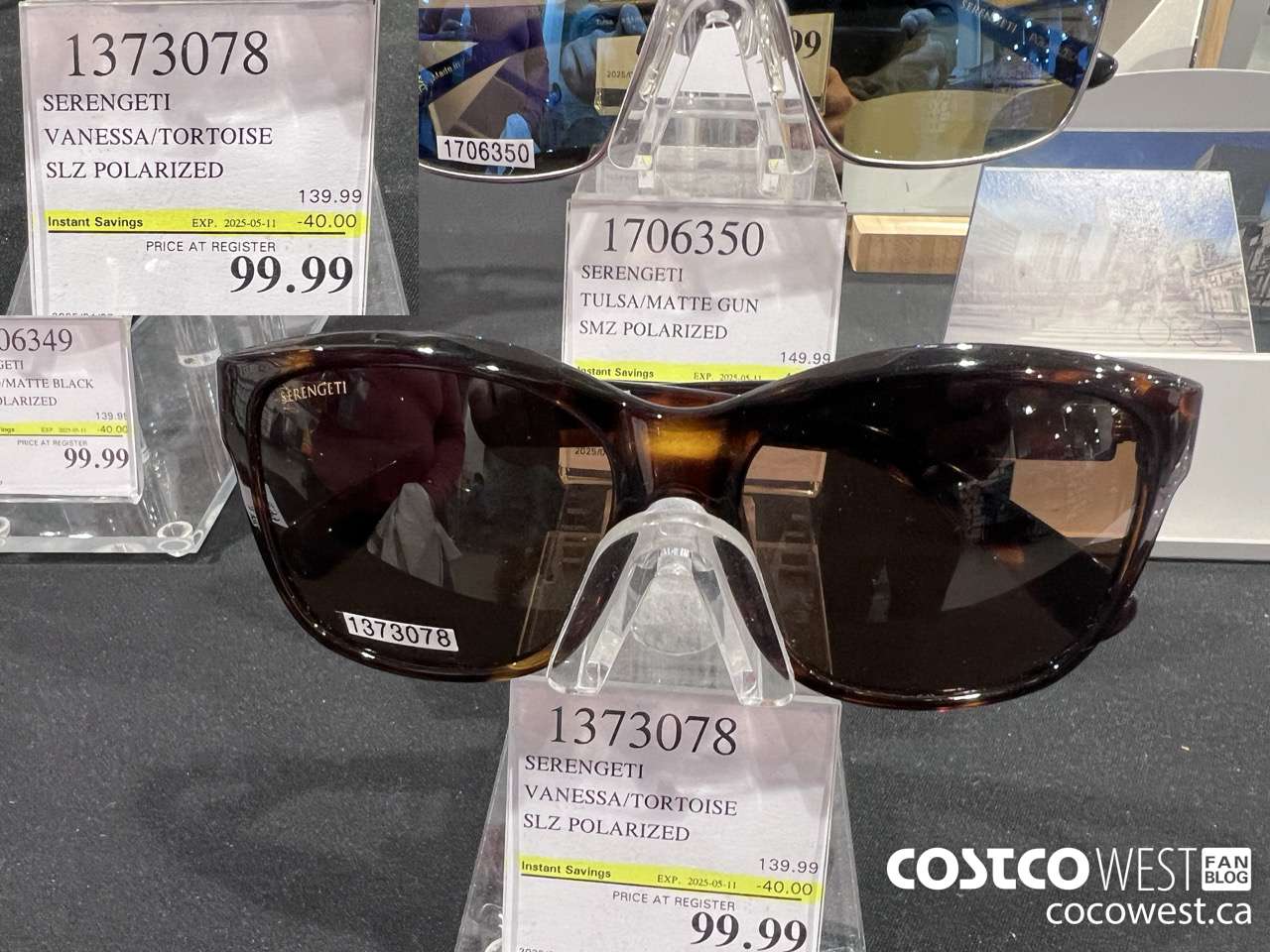 1373078 SERENGETI VANESSA/ TORTOISE SLZ POLARIZED ($40.00 INSTANT SAVINGS EXPIRES ON 2025-05-11) $99.99