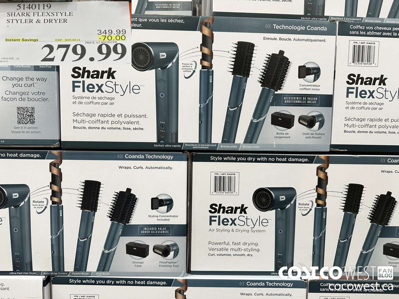 5140119 SHARK FLEXSTYLE STYLER & DRYER ($70.00 INSTANT SAVINGS EXPIRES ON 2025-05-11) $279.99