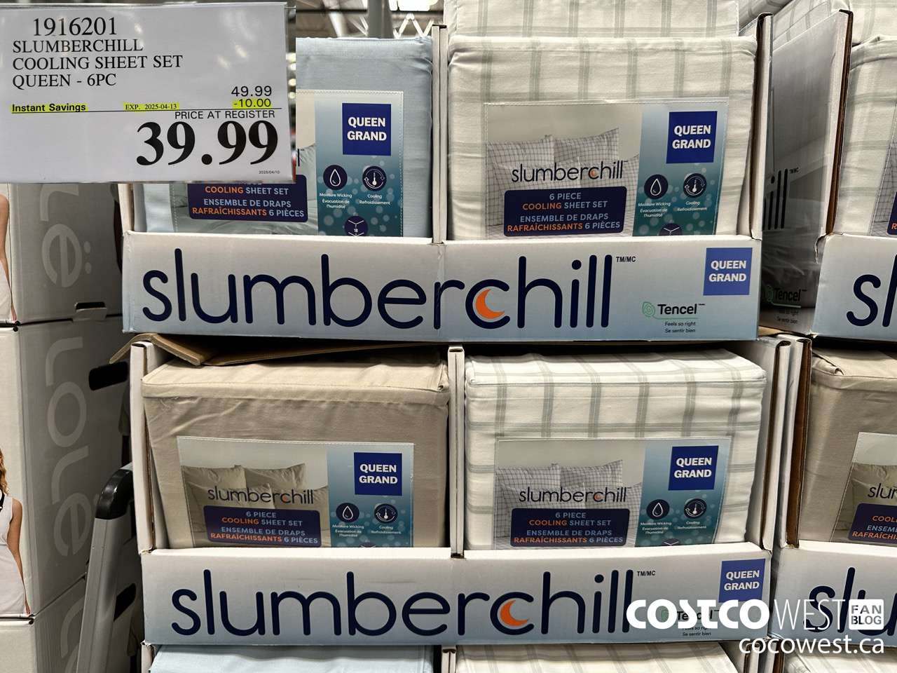 1916201 SLUMBERCHILL COOLING SHEET SET QUEEN 6PC ($10.00 INSTANT SAVINGS EXPIRES ON 2024-04-13) $39.99