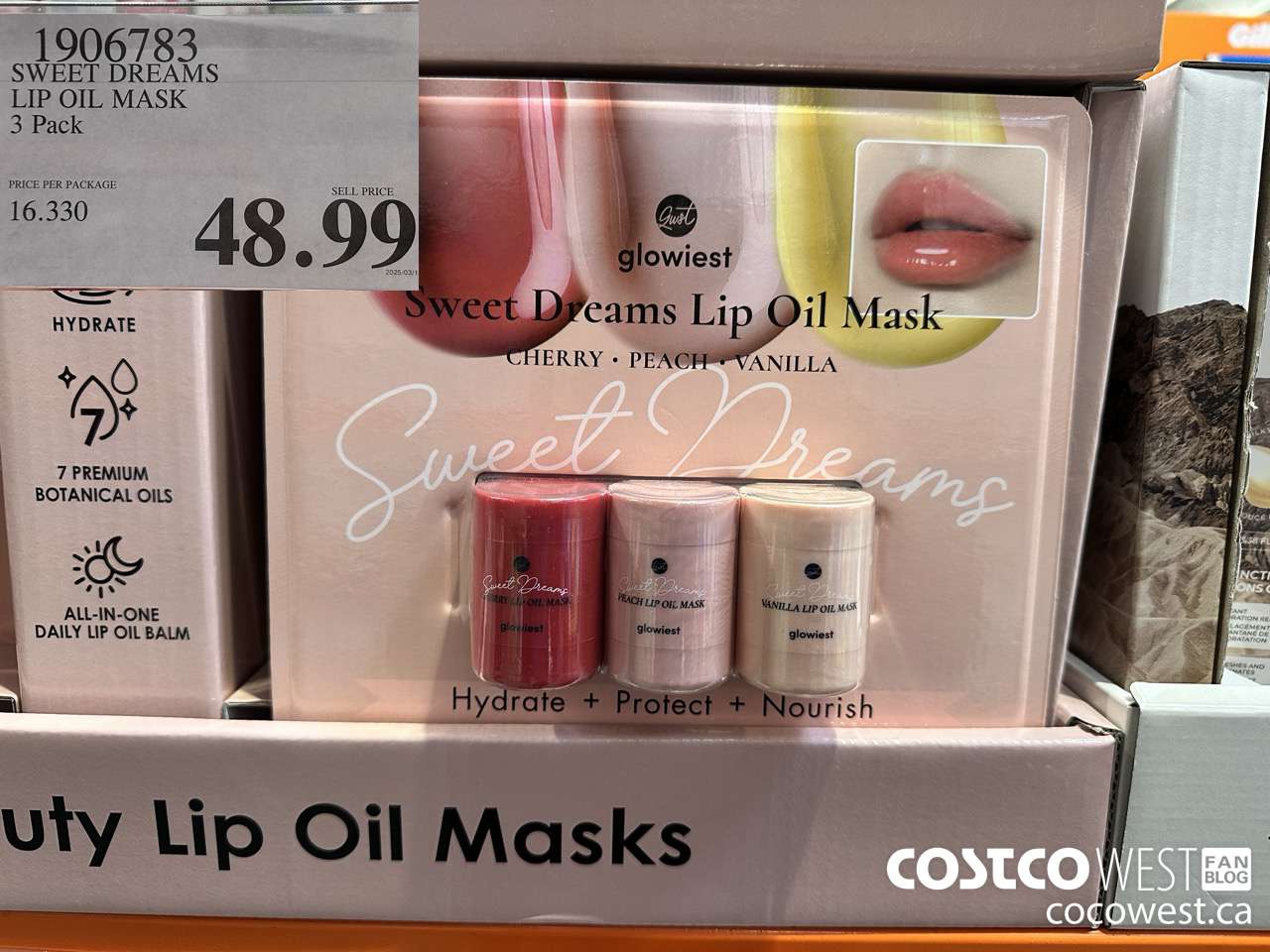 1906783 SWEET DREAMS LIP OIL MASK 3 Pack  $48.99