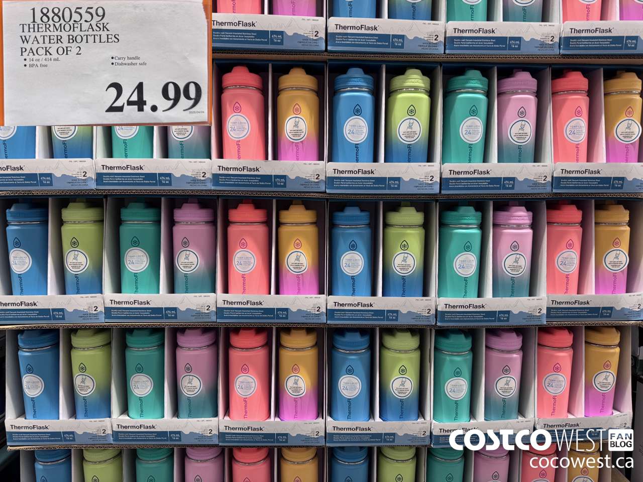 1880559 THERMOFLASK WATER BOTTLES PACK OF 2 $24.99