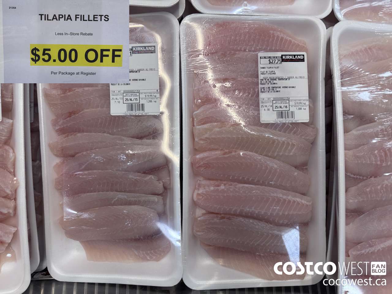 21354 TILAPIA FILLETS ($5.00 INSTANT SAVINGS)