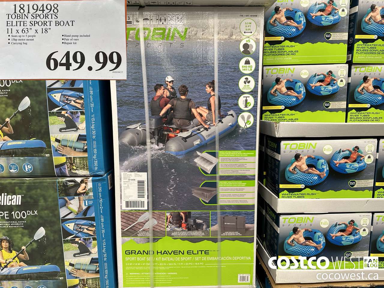 1819498 TOBIN SPORTS ELITE SPORT BOAT 11 X 63