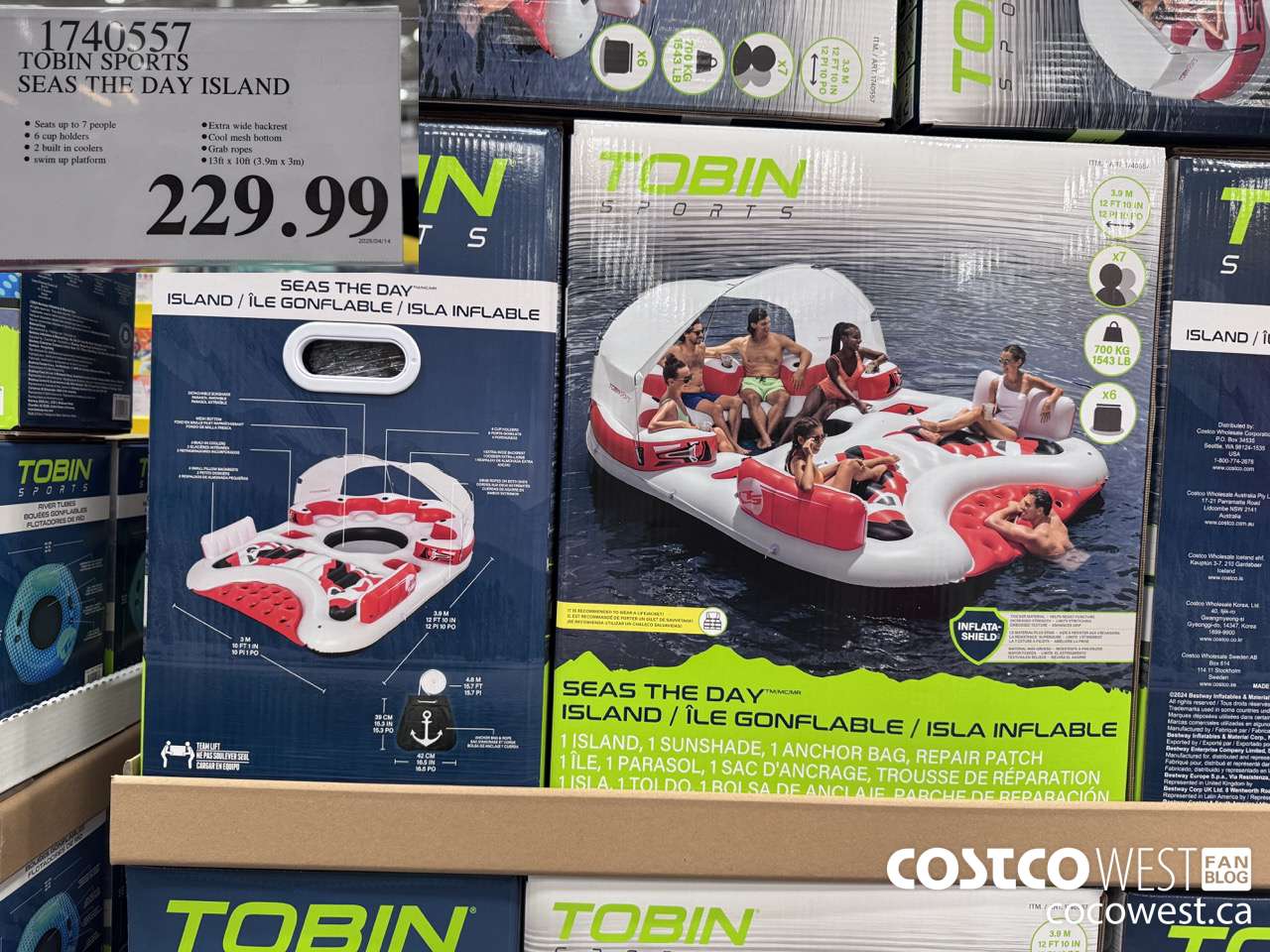 1740557 TOBIN SPORTS SEAS THE DAY ISLAND $229.99