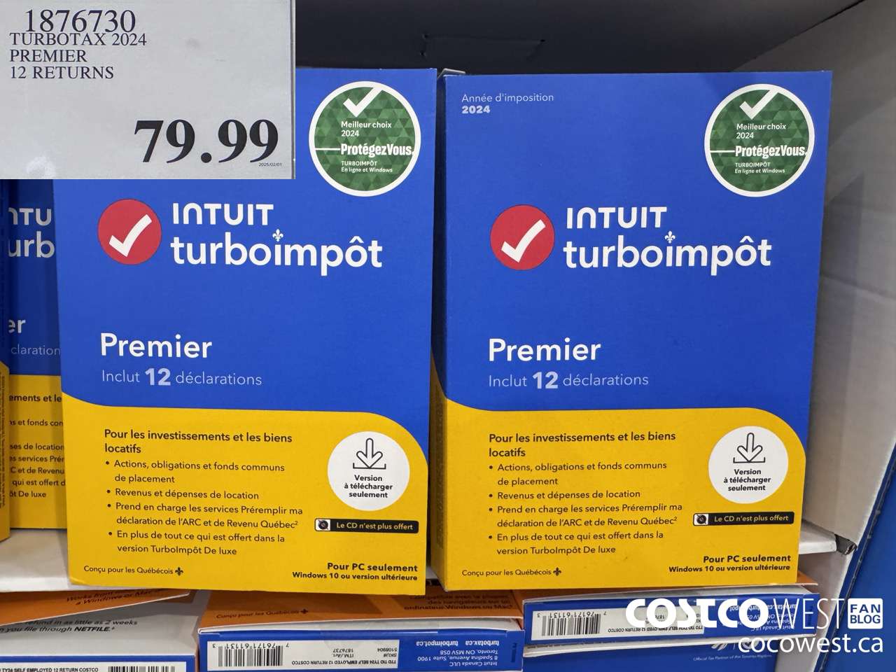 1876730 TURBOTAX 2024 PREMIER 12 RETURNS $79.99