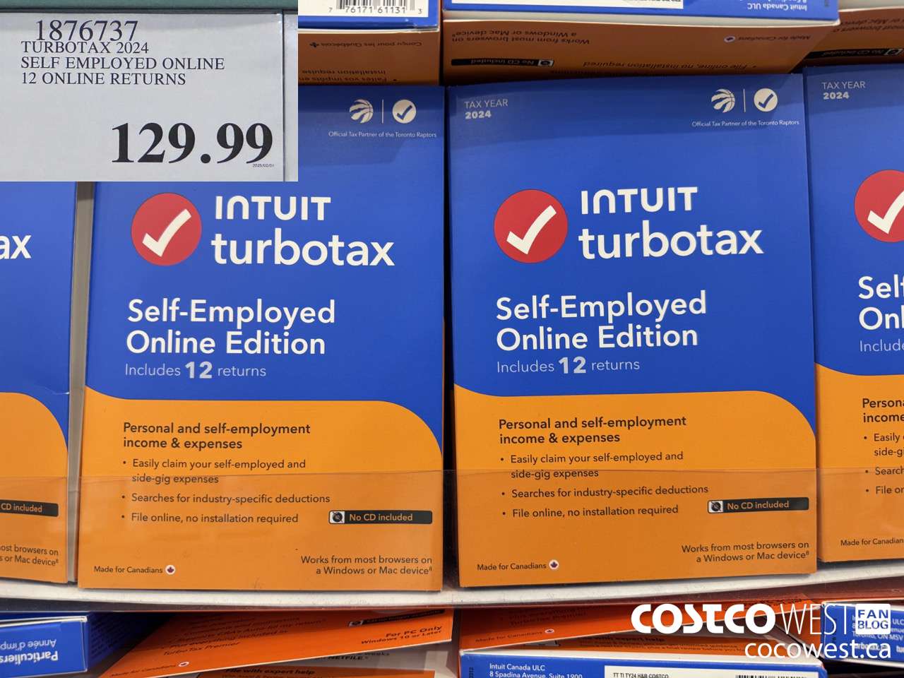 1876737 TURBOTAX 2024 SELF EMPLOYED ONLINE 12 ONLINE RETURNS $129.99
