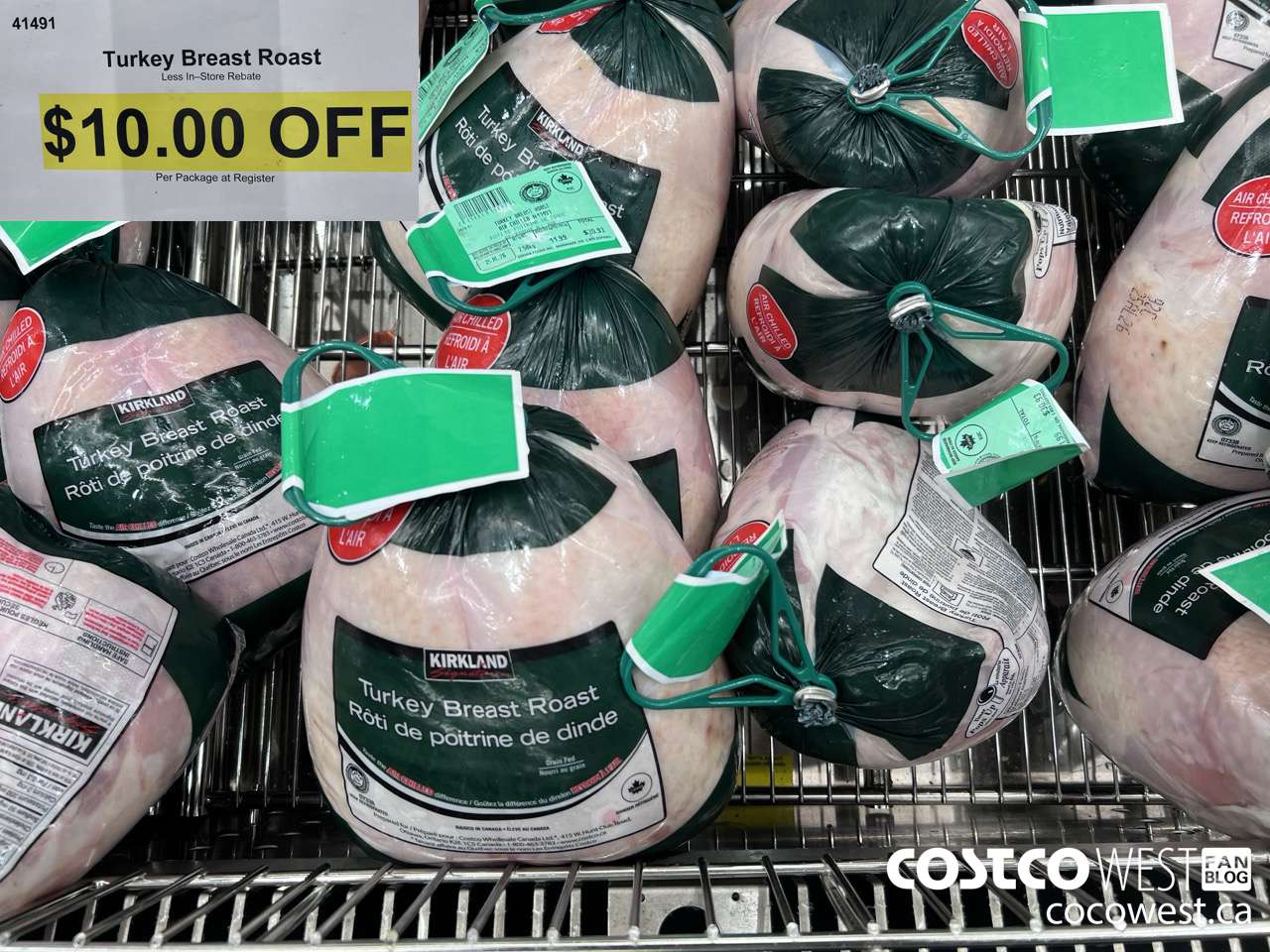 41491 TURKEY BREAST ROAST ($10.00 INSTANT SAVINGS)