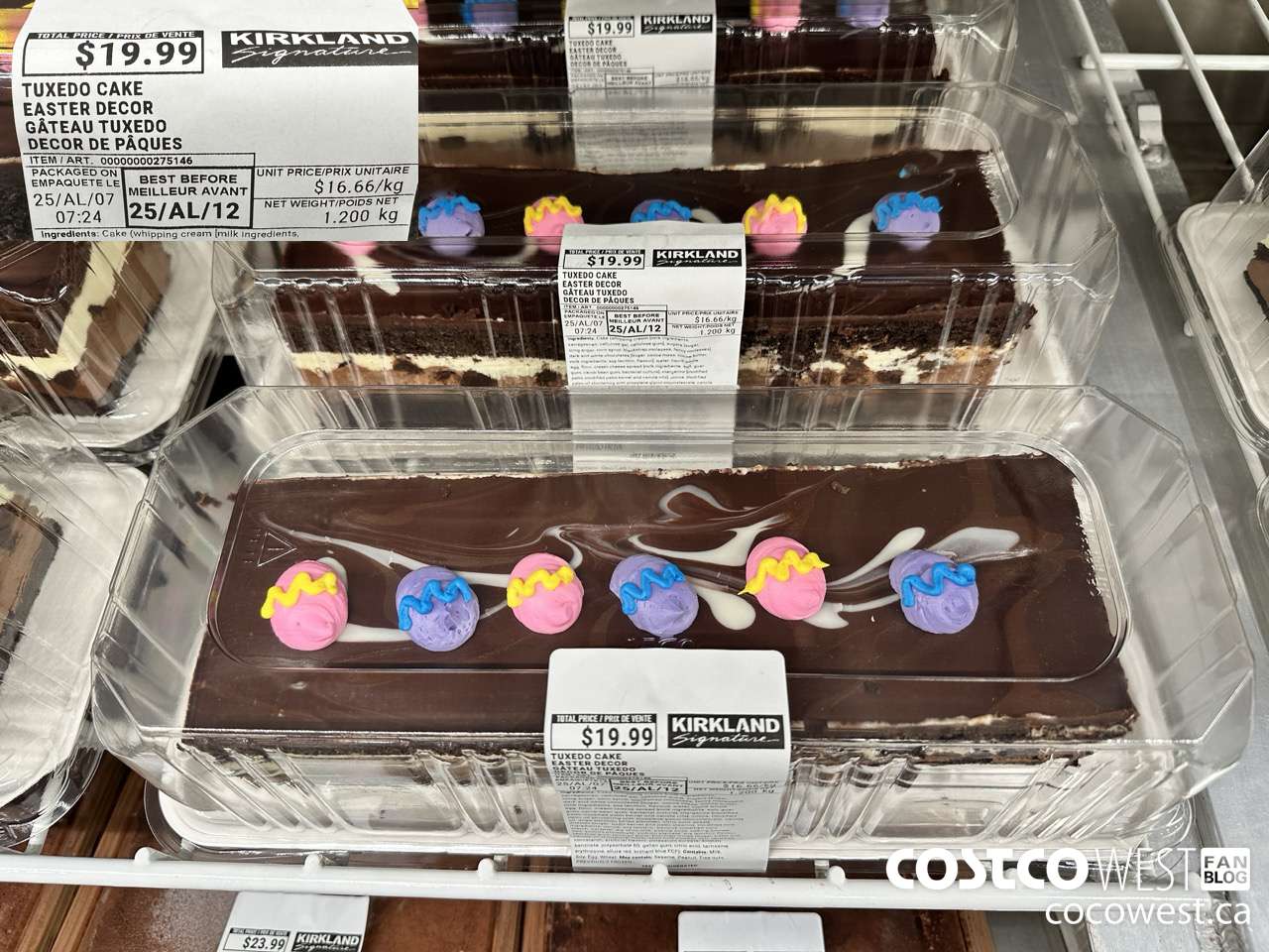 275146 TUXEDO CAKE EASTER DECOR $19.99