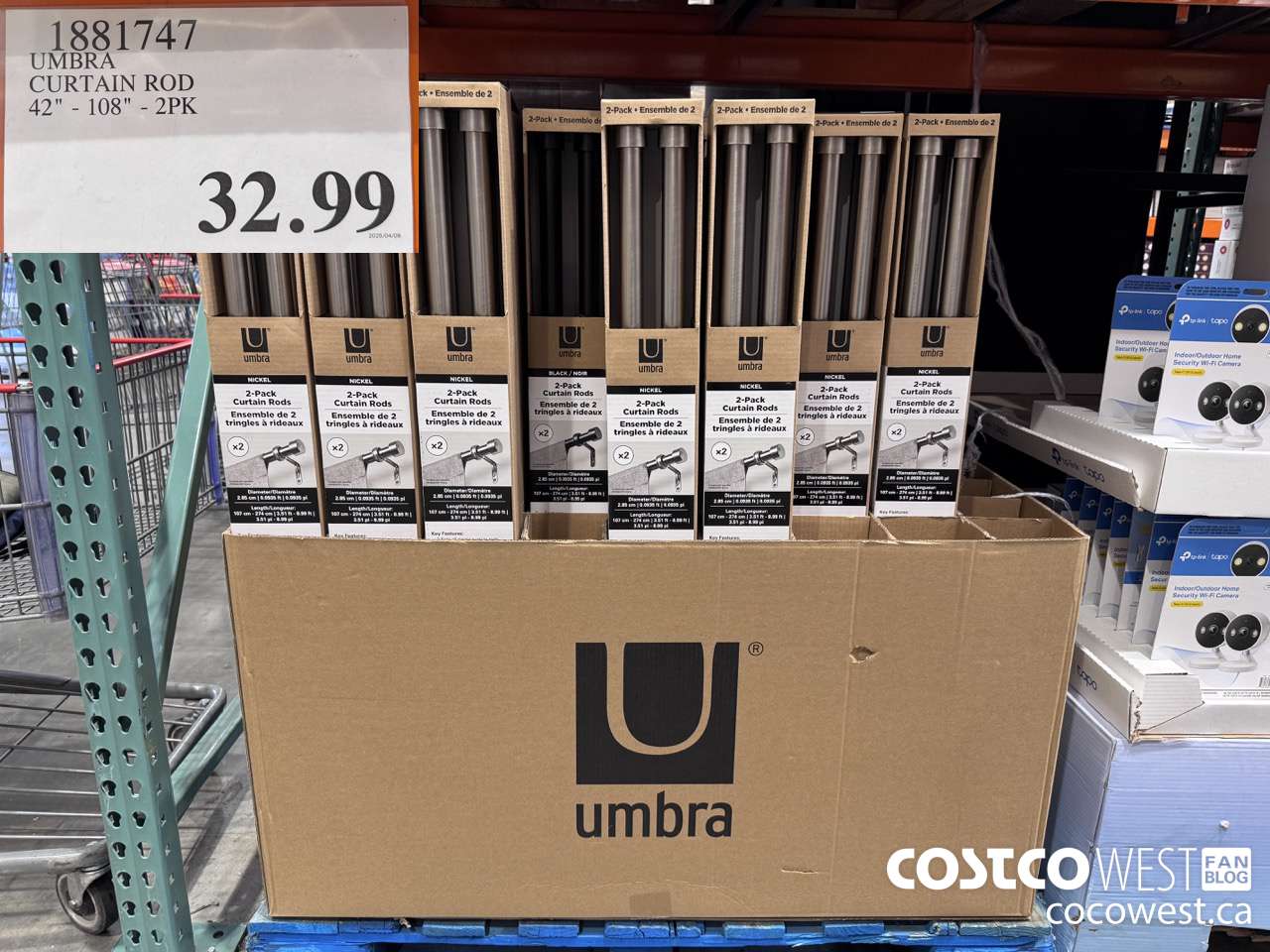 1881747 UMBRA CURTAIN ROD 42