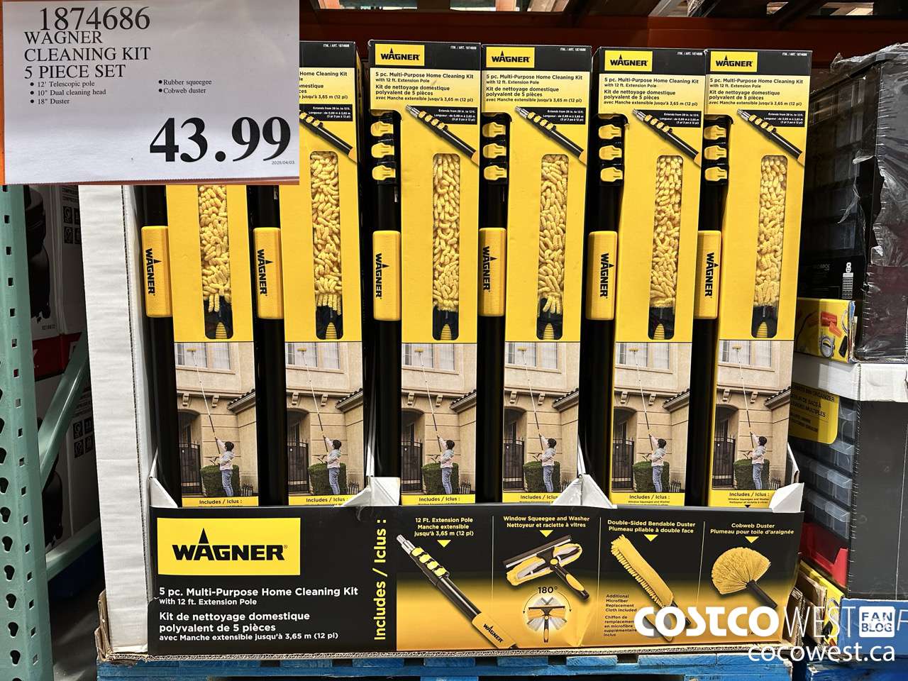 1874686 WAGNER CLEANING KIT 5 PIECE SET $43.99