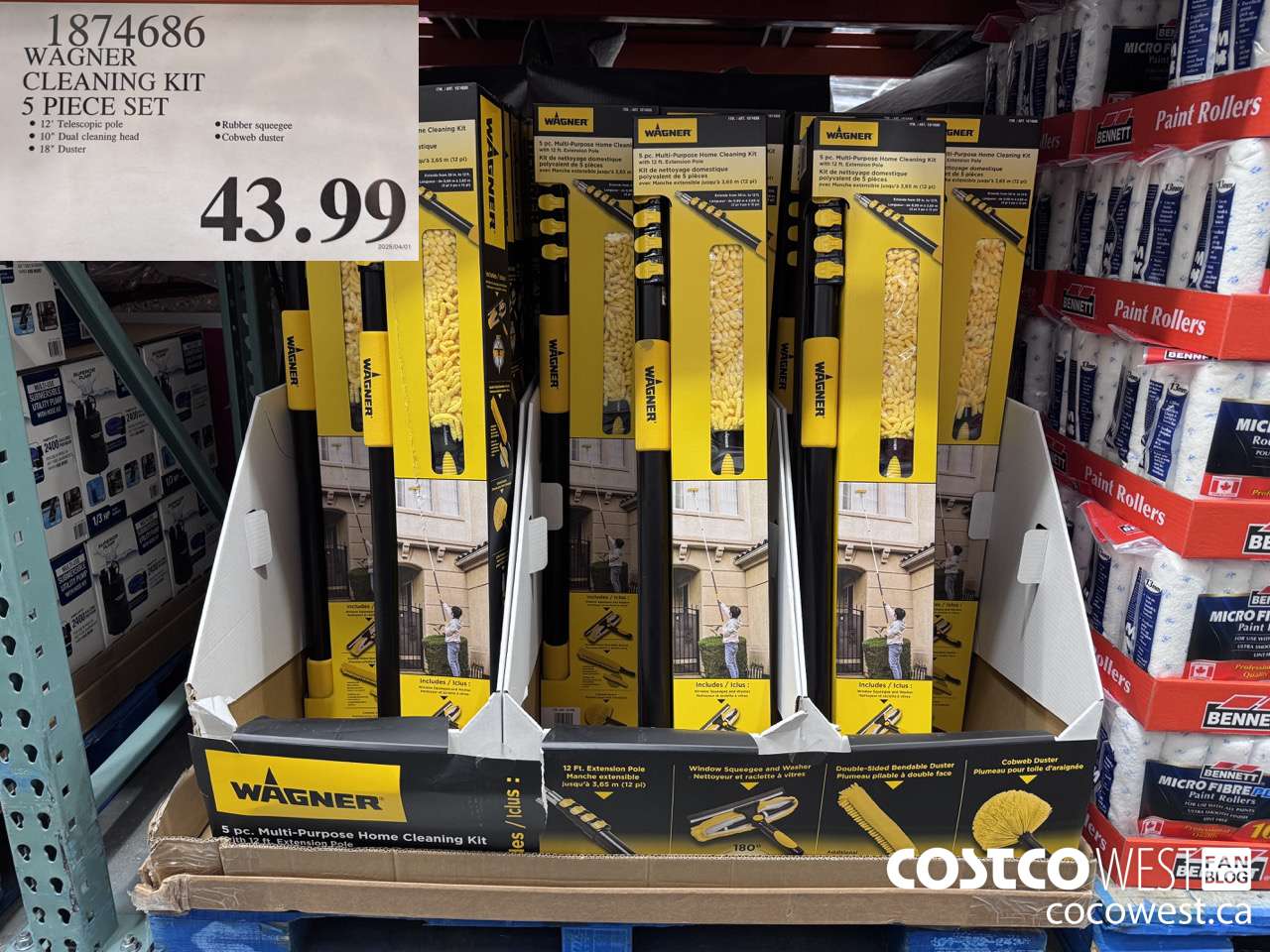 1874686 WAGNER CLEANING KIT 5 PIECE SET $43.99