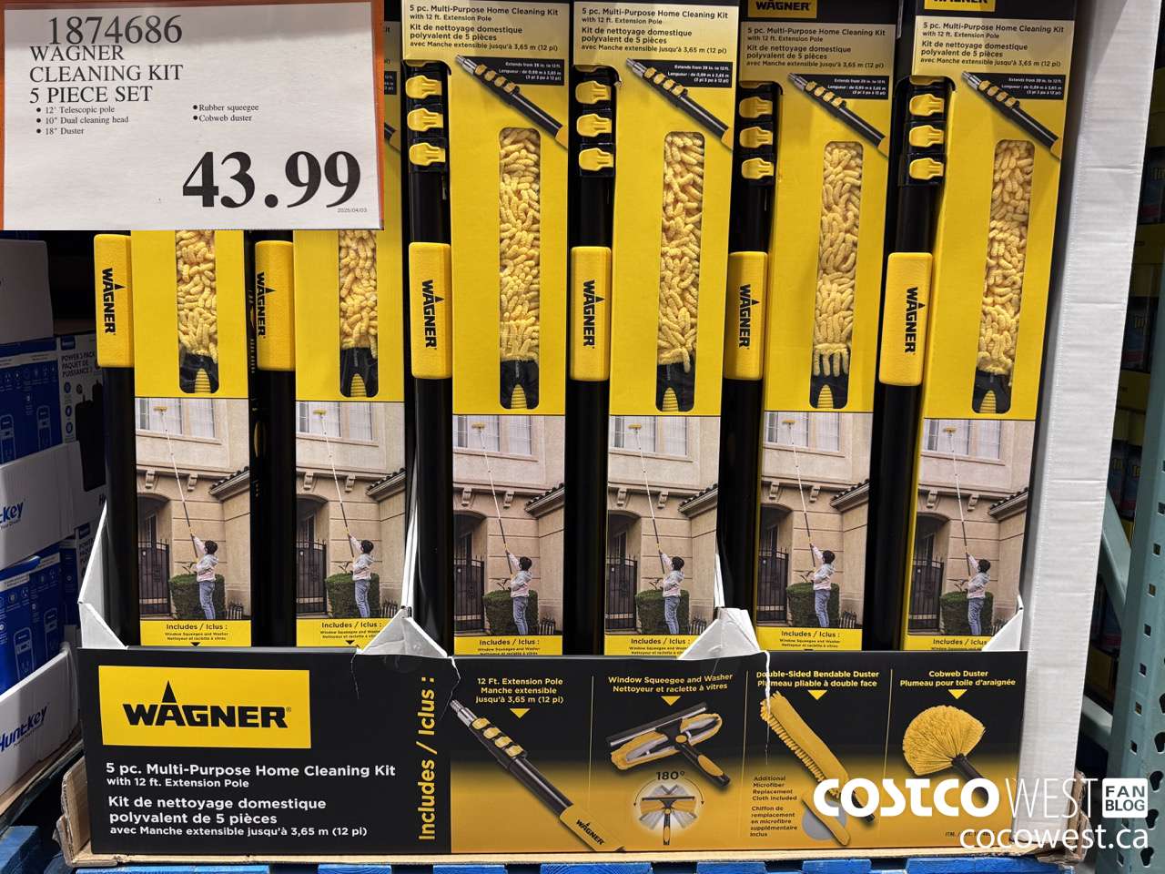 1874686 WAGNER CLEANING KIT 5 PIECE SET $43.99