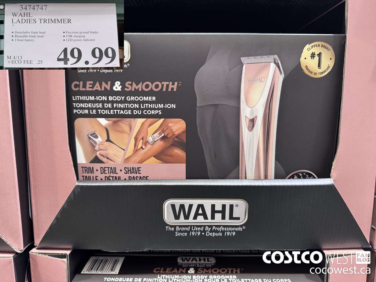 3474747 WAHL LADIES TRIMMER $49.99
