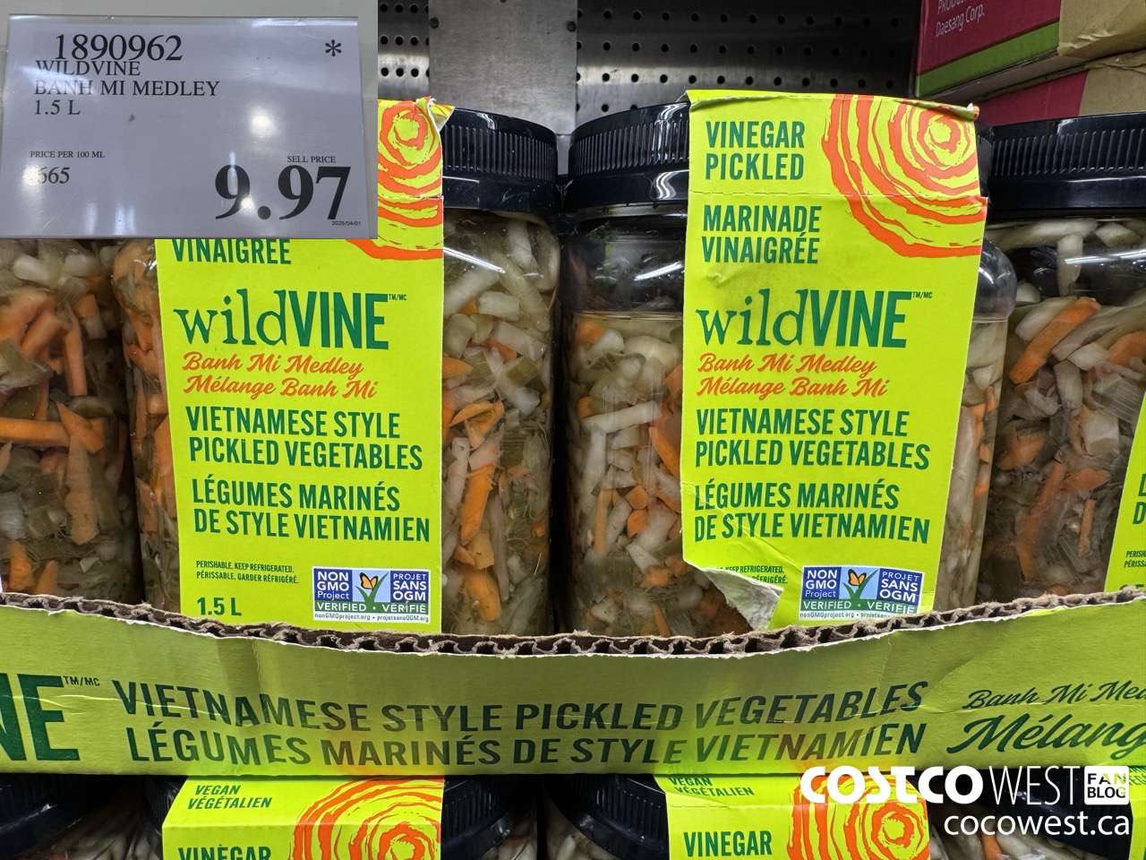 1890962 WILDVINE BAHN MI MEDLEY 1.5L $9.97