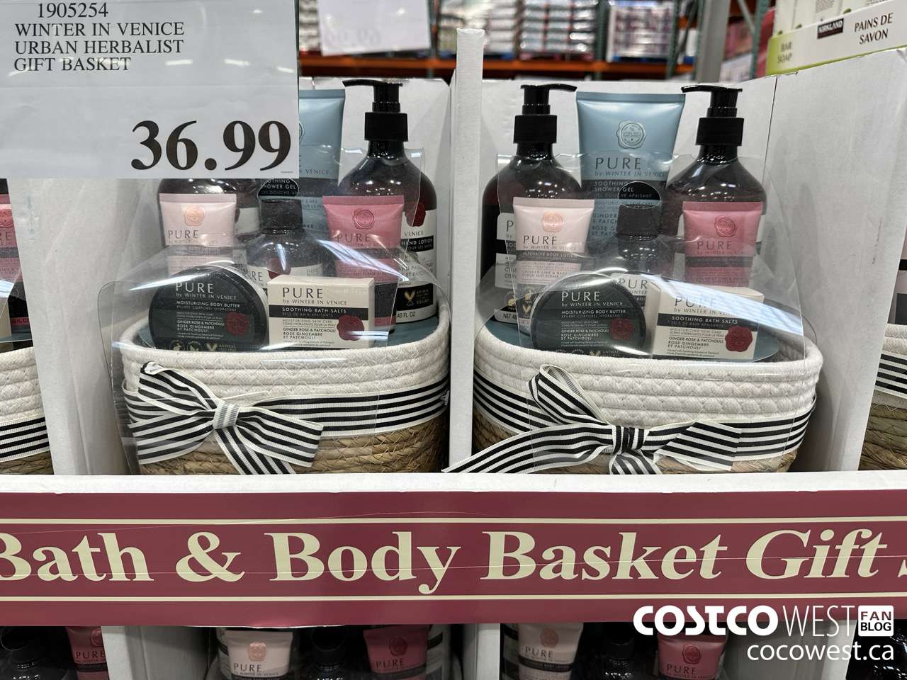 1905254 WINTER IN VENICE URBAN HERBALIST GIFT BASKET $36.99