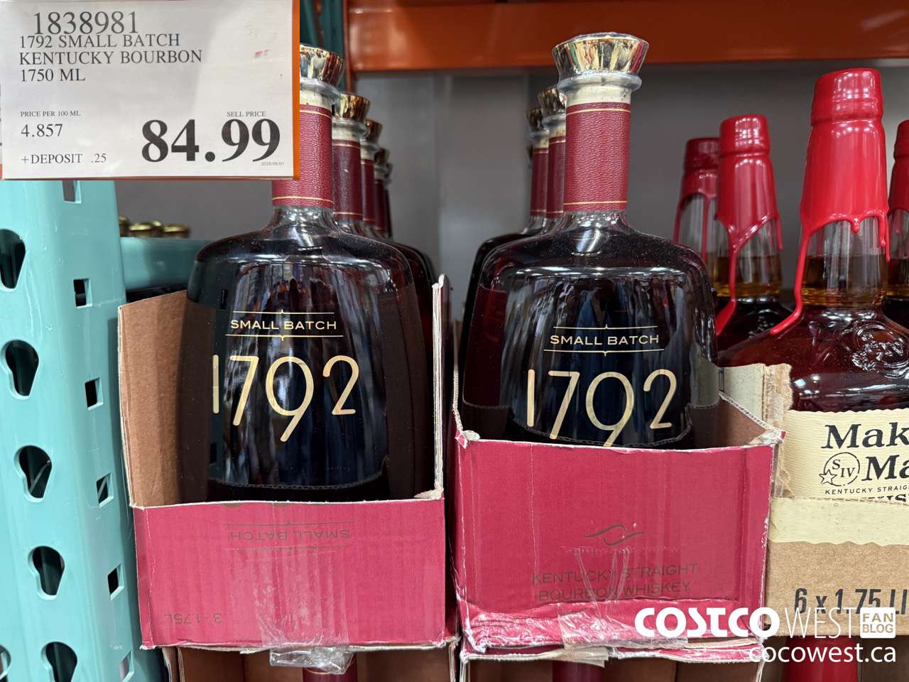 1838981 1792 SMALL BATCH KENTUCKY BOURBON 1750ML $84.99