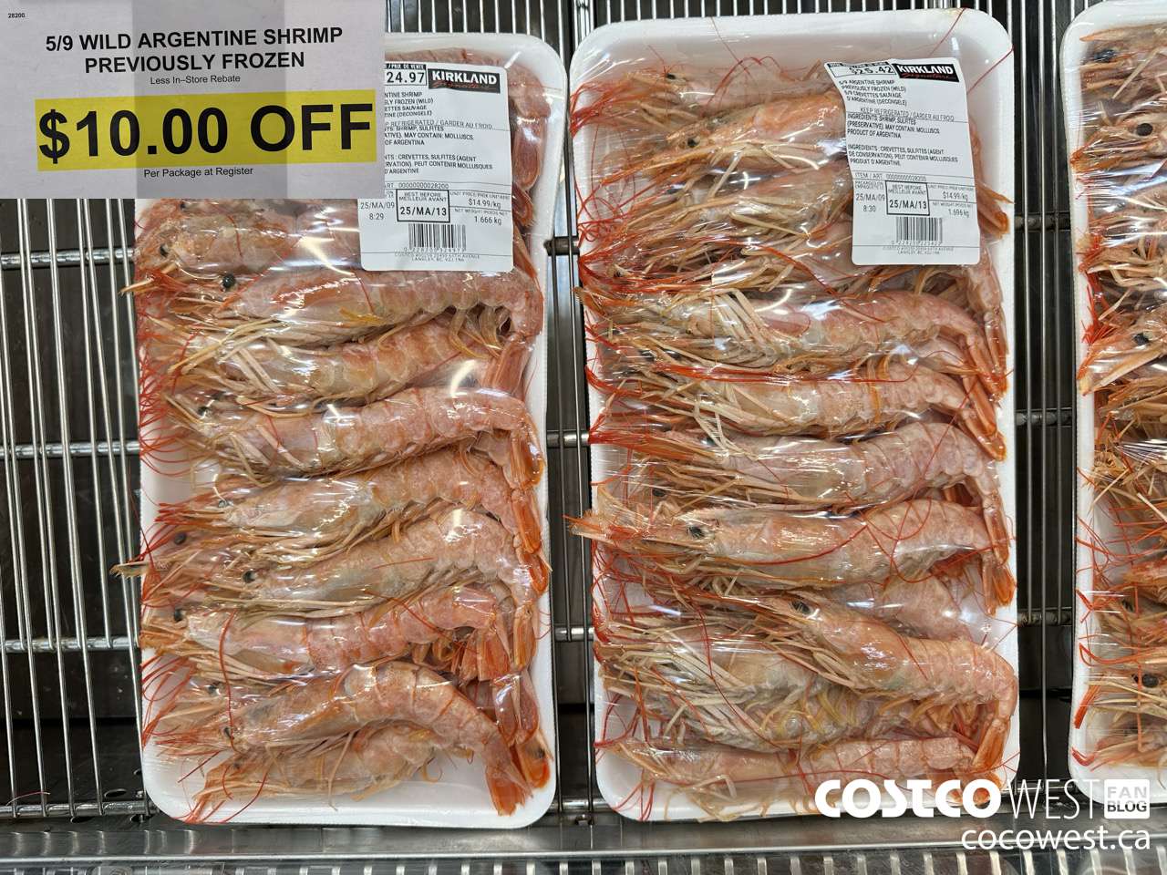 28200 5/9 WILD ARGENTINE SHRIMP PREVIOUSLY FROZEN ($10.00 INSTANT SAVINGS)