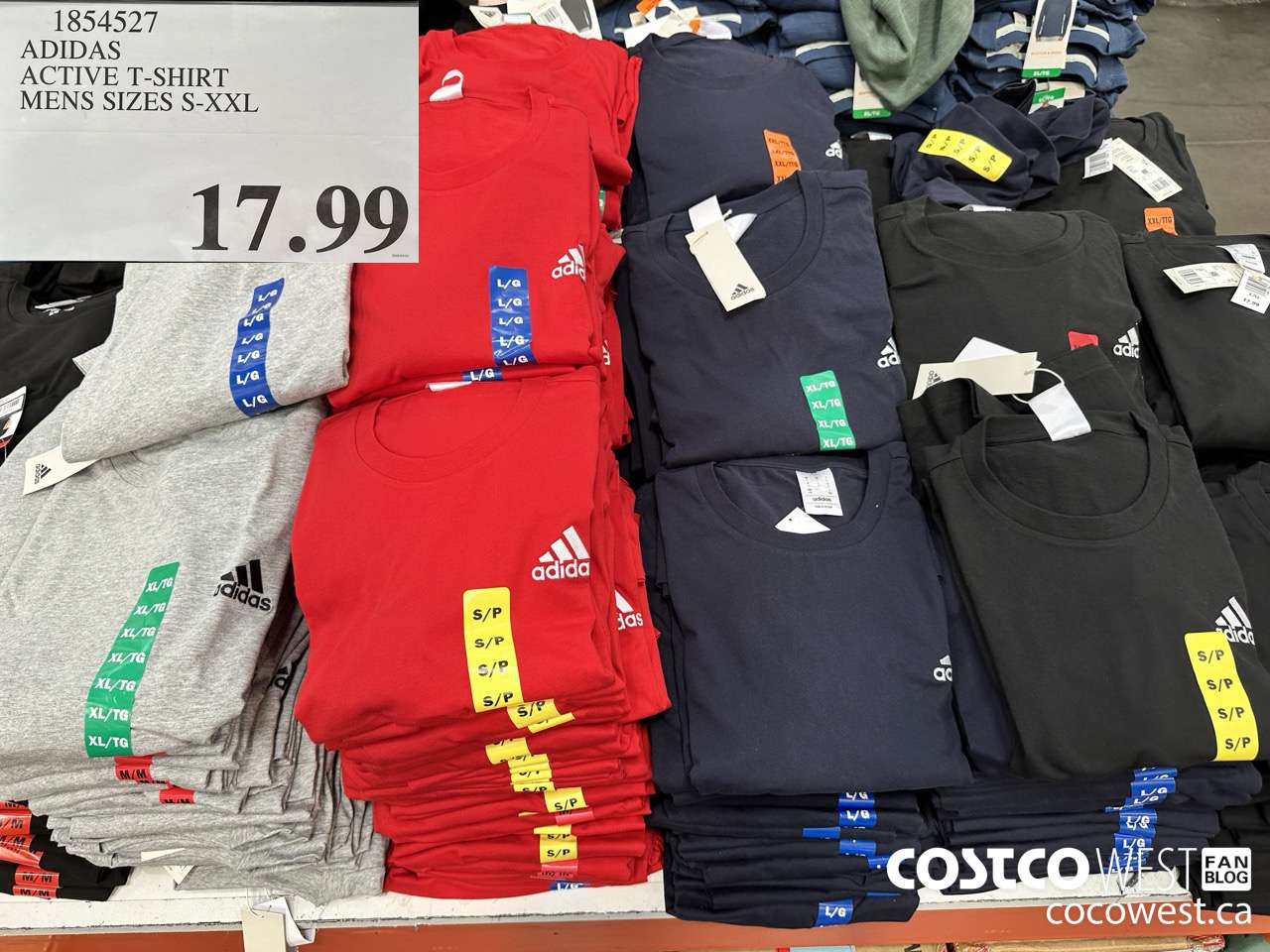 1854527 ADIDAS ACTIVE T-SHIRT MENS SIZES S-XXL $17.99