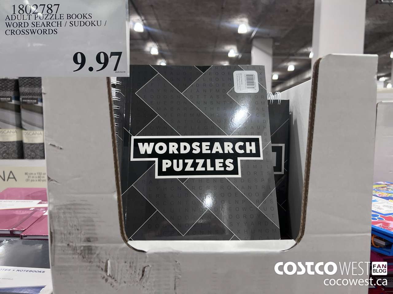 1802787 ADULT PUZZLE BOOKS WORD SEARCH / SUDOKU / CROSSWORD $9.97