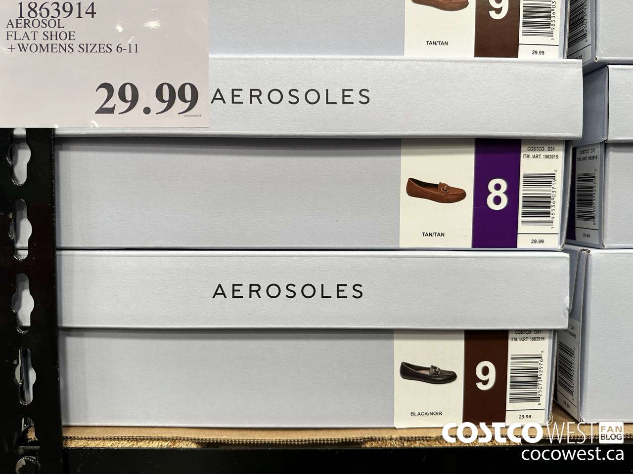 1863914 AEROSOL FLAT SHOE WOMENS SIZES 6-11 $29.99