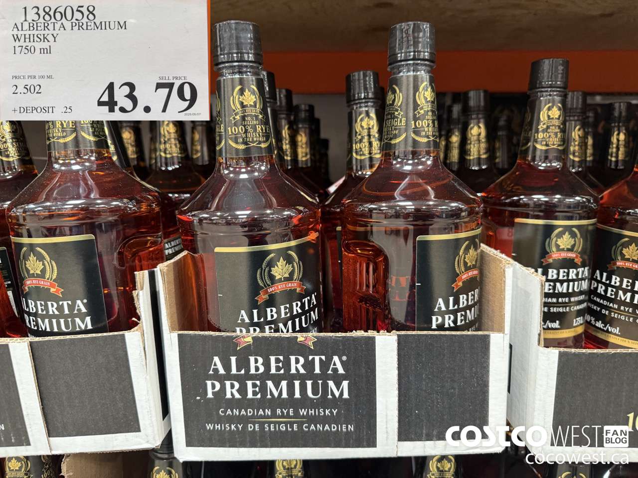 1386058 ALBERTA PREMIUM WHISKY 1750 ML $43.79