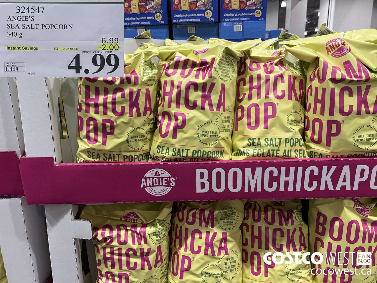 324547 ANGIE'S SEA SALT POPCORN 340 G ($2.00 INSTANT SAVINGS EXPIRES ON 2025-06-08) $4.99