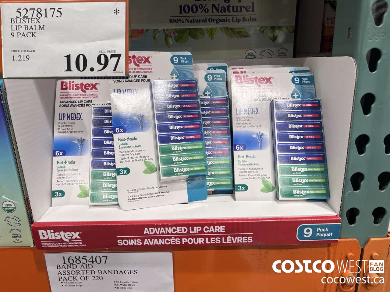 5278175 BLISTEX LIP BALM PACK OF 9 $10.97
