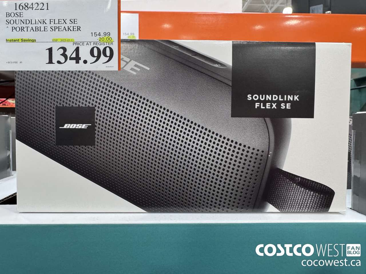 1684221 BOSE SOUNDLINK FLEX SPEAKER ($20.00 INSTANT SAVINGS EXPIRES ON 2025-05-11) $134.99