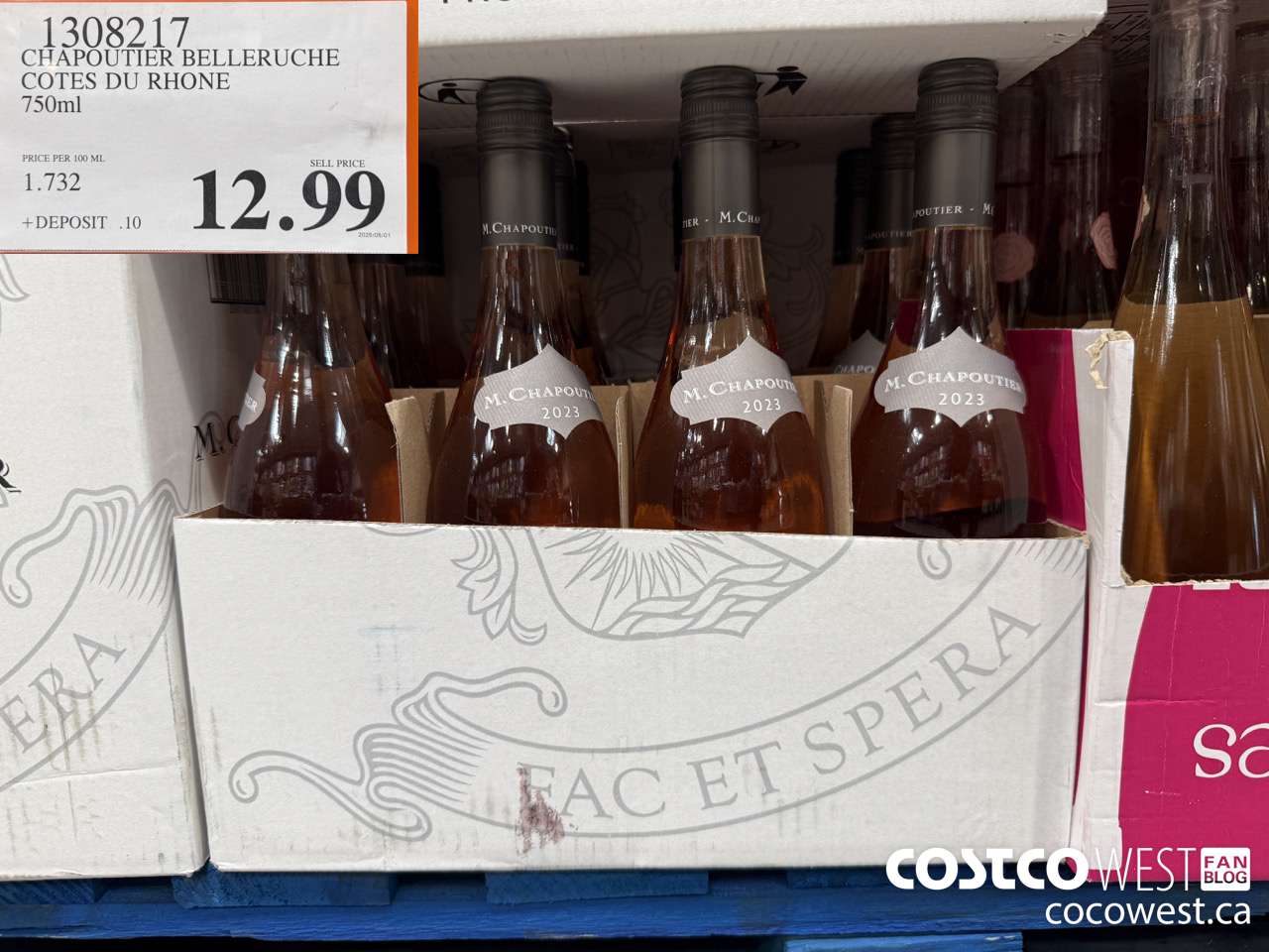 1308217 CHAPOUTIER BELLERUCHE COTES DU RHONE 750ML $12.99