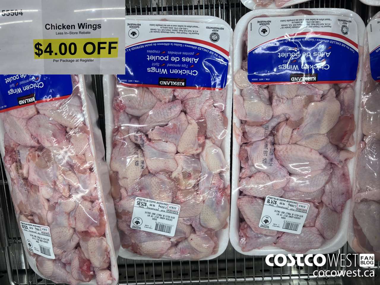 55504 CHICKEN WINGS ($4.00 INSTANT SAVINGS)