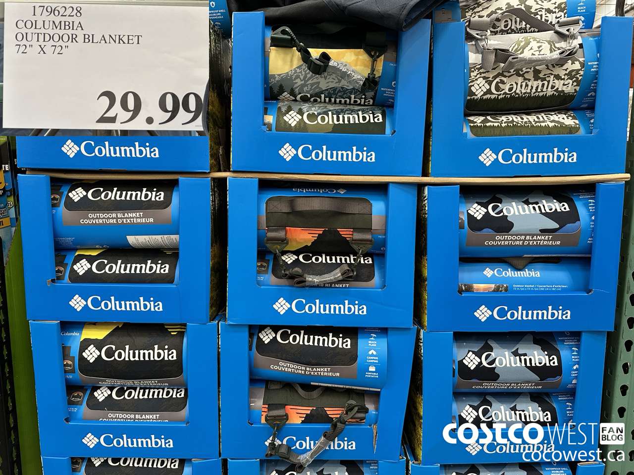 1796228 COLUMBIA OUTDOOR BLANKET 72