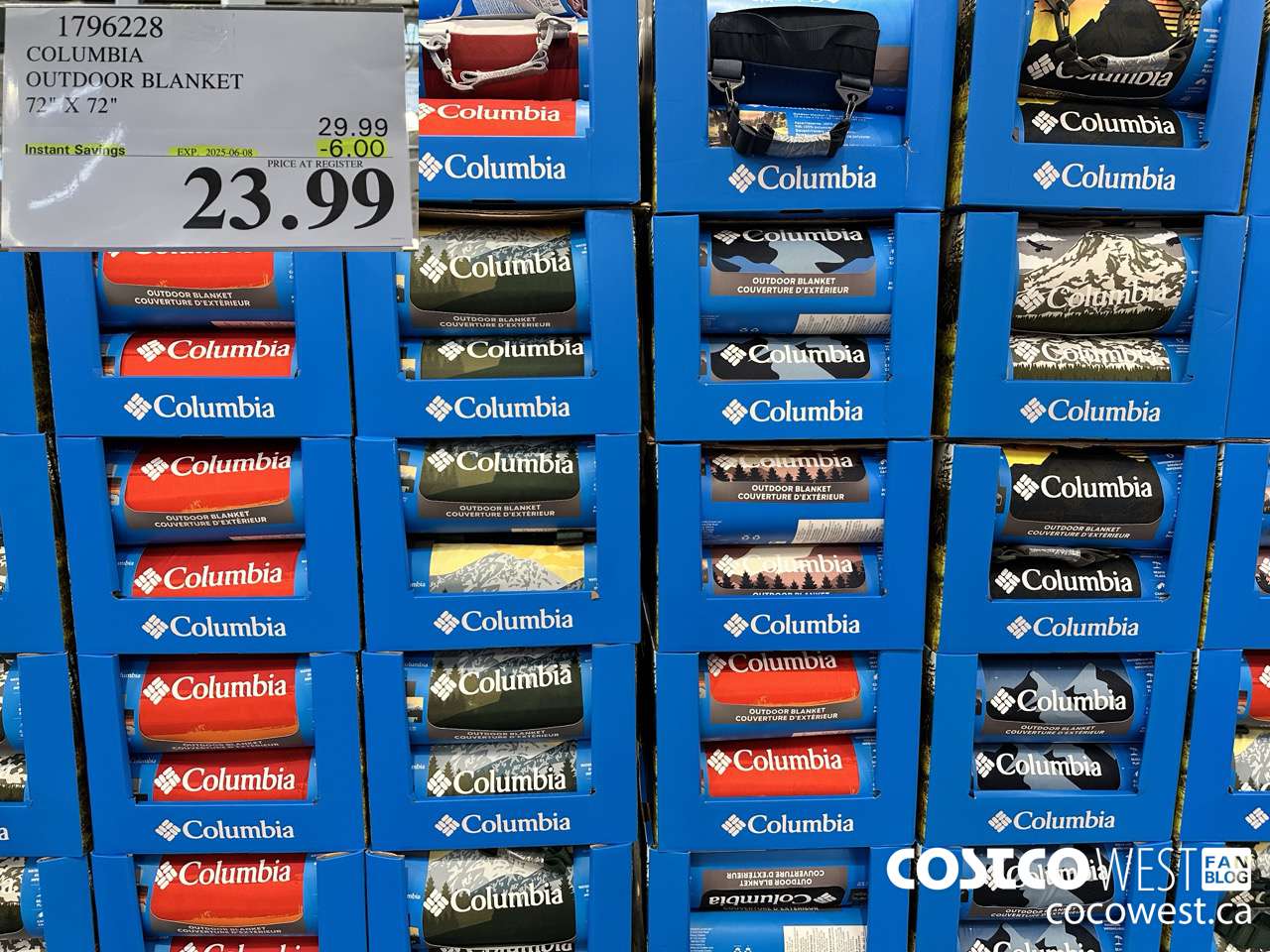 1796228 COLUMBIA OUTDOOR BLANKET 72