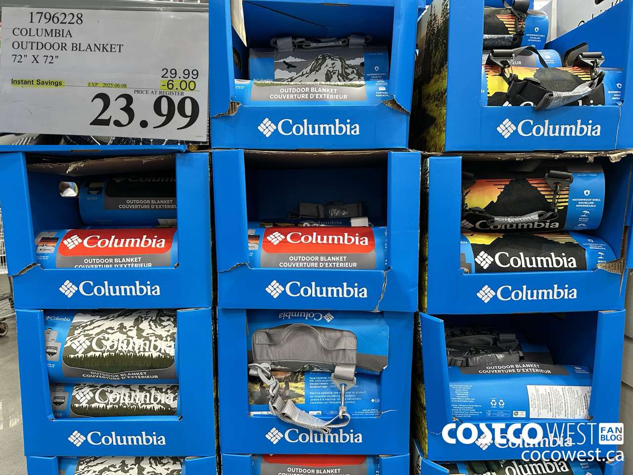 1796228 COLUMBIA OUTDOOR BLANKET 72