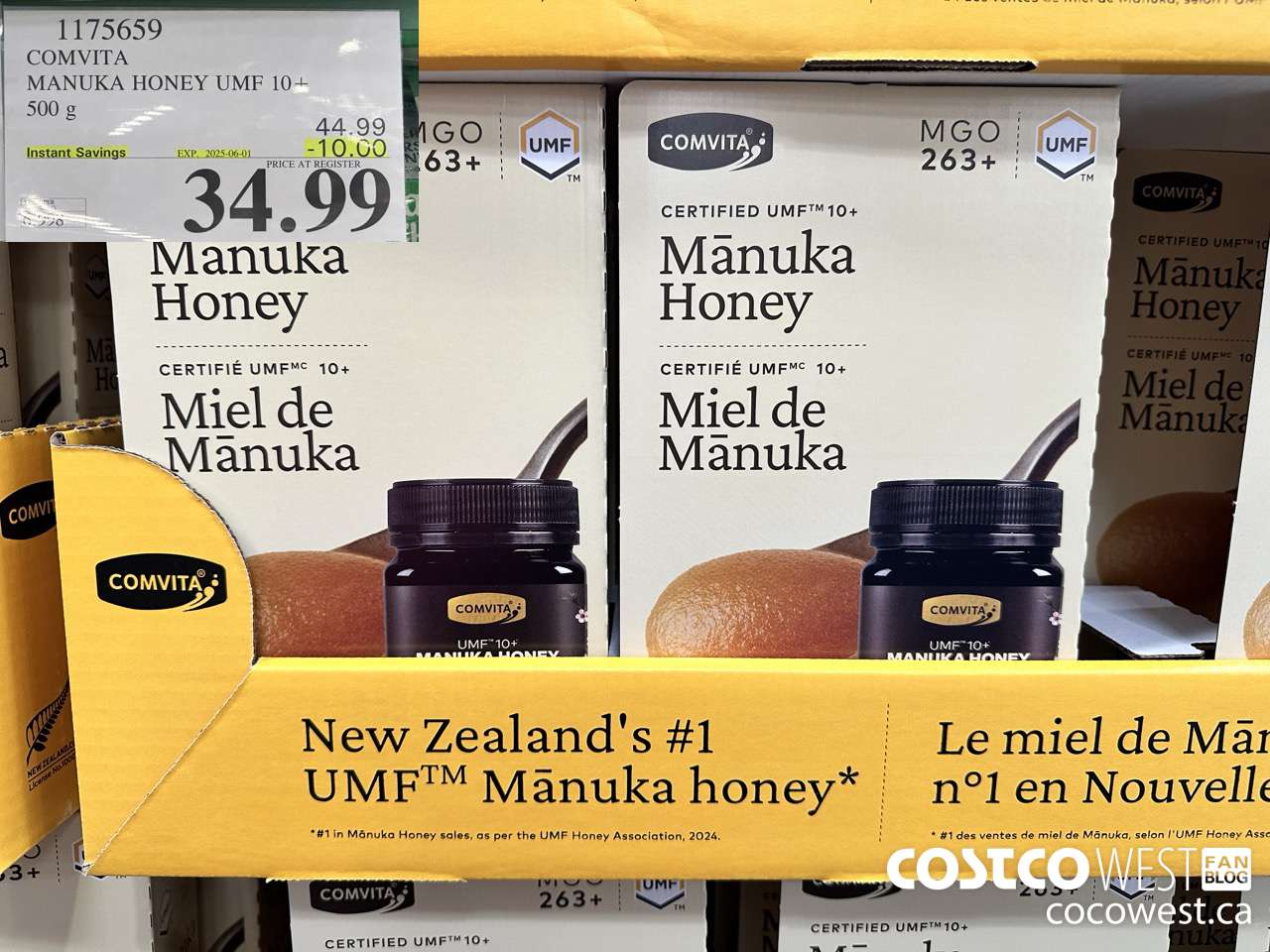 1175659 COMVITA MANUKA HONEY UMF 10+ 500 G ($10.00 INSTANT SAVINGS EXPIRES ON 2025-06-01) $34.99