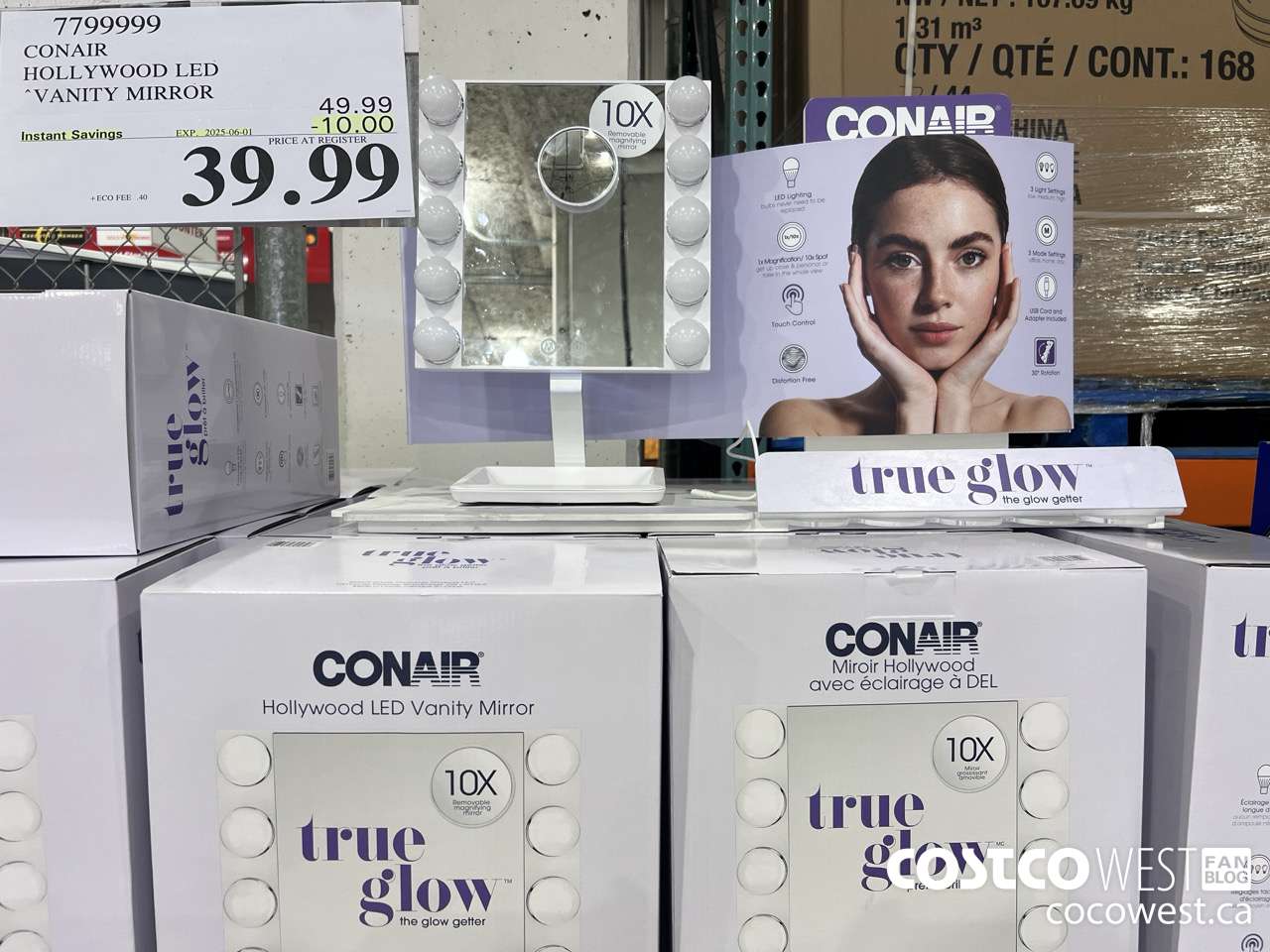 7799999 CONAIR HOLLYWOOD LED VANITY MIRROR ($10.00 INSTANT SAVINGS EXPIRES ON 2025-06-01) $39.99