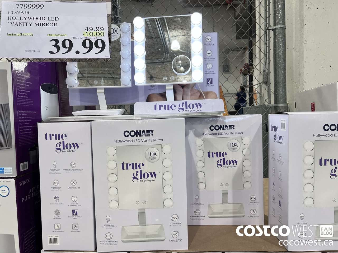 7799999 CONAIR HOLLYWOOD LED VANITY MIRROR ($10.00 INSTANT SAVINGS EXPIRES ON 2025-06-01) $39.99