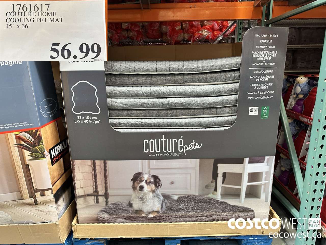 1761617 COUTURE HOME COOLING PET MAT 45