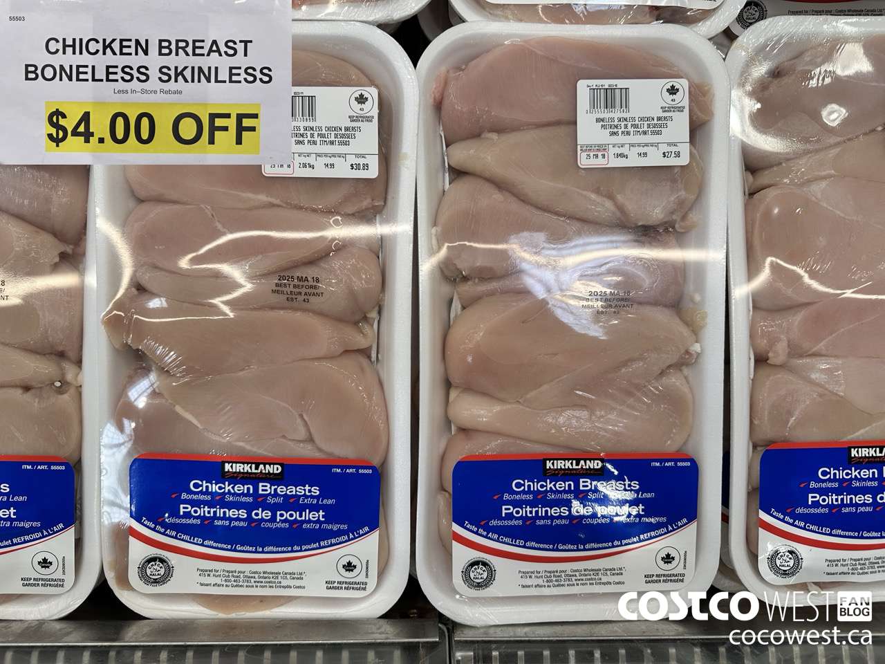55503 Chicken Breasts ($4.00 INSTANT SAVINGS)