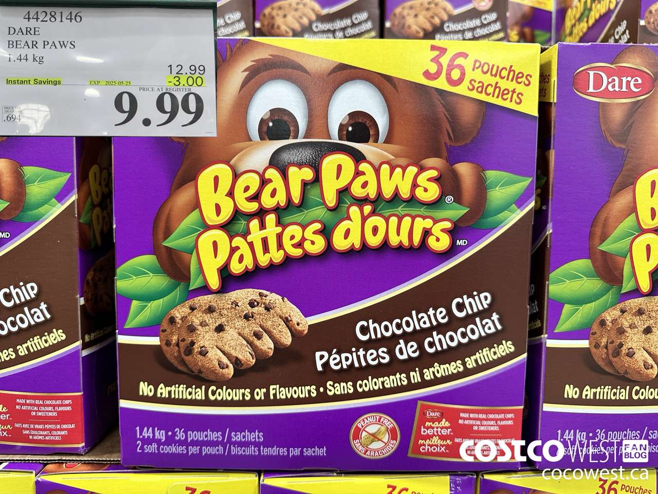 4428146 DARE BEAR PAWS 1.44 kg ($3.00 INSTANT SAVINGS EXPIRES ON 2025-05-25) $9.99