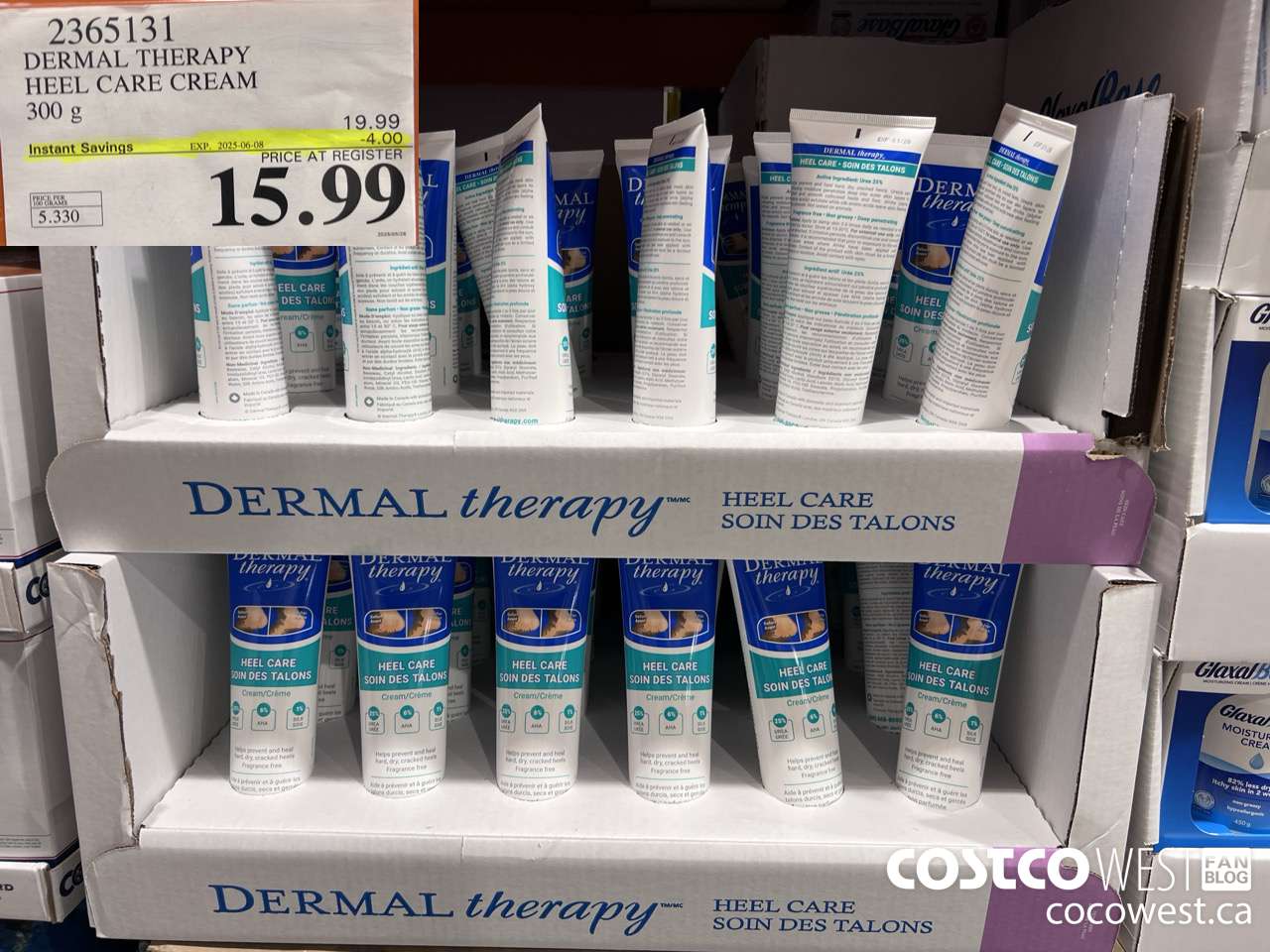 2365131 DERMAL THERAPY HEEL CARE 300G ($4.00 INSTANT SAVINGS EXPIRES ON 2025-06-08) $15.99
