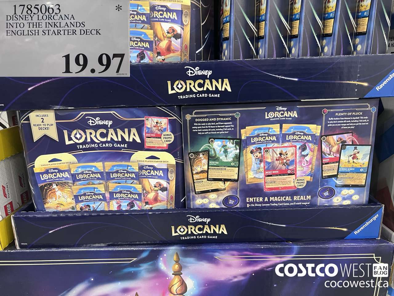 1785063 DISNEY LORCANA INTO THE INKLANDS ENGLISH STARTER DECK $19.97