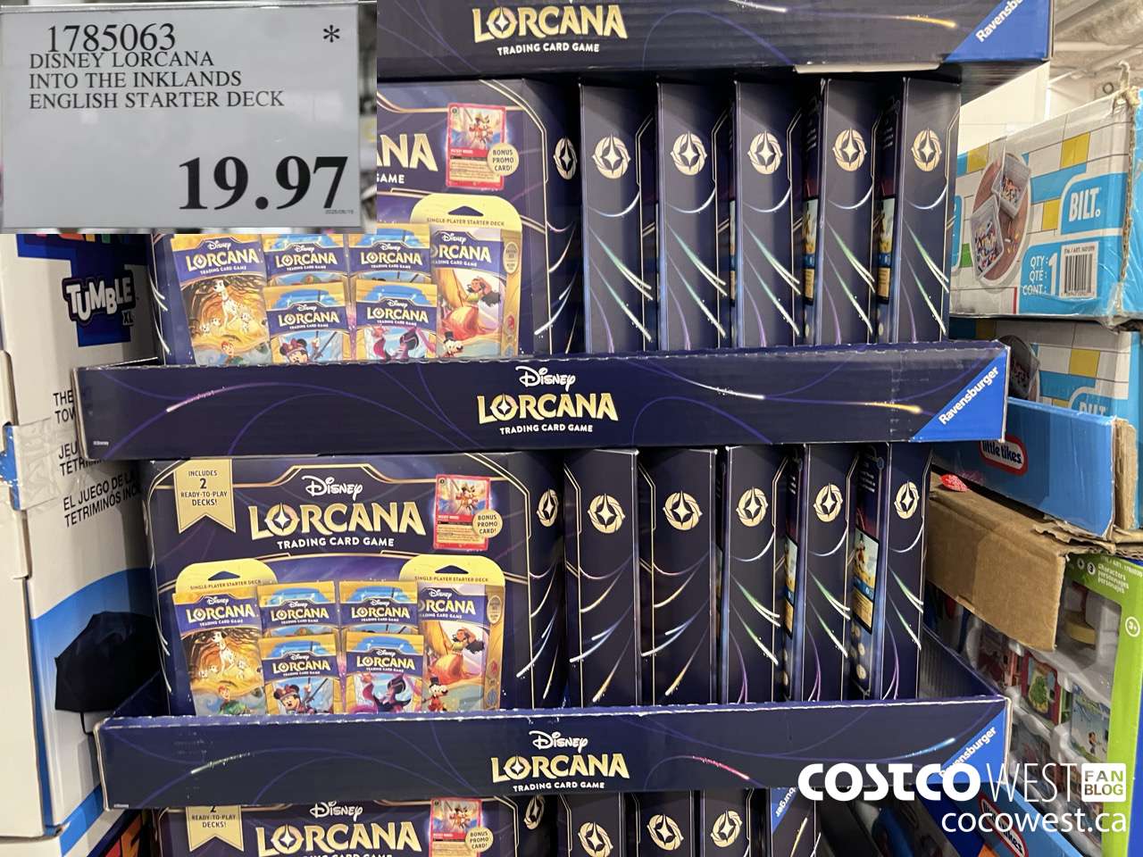 1785063 DISNEY LORCANA INTO THE INKLANDS ENGLISH STARTER DECK $19.97