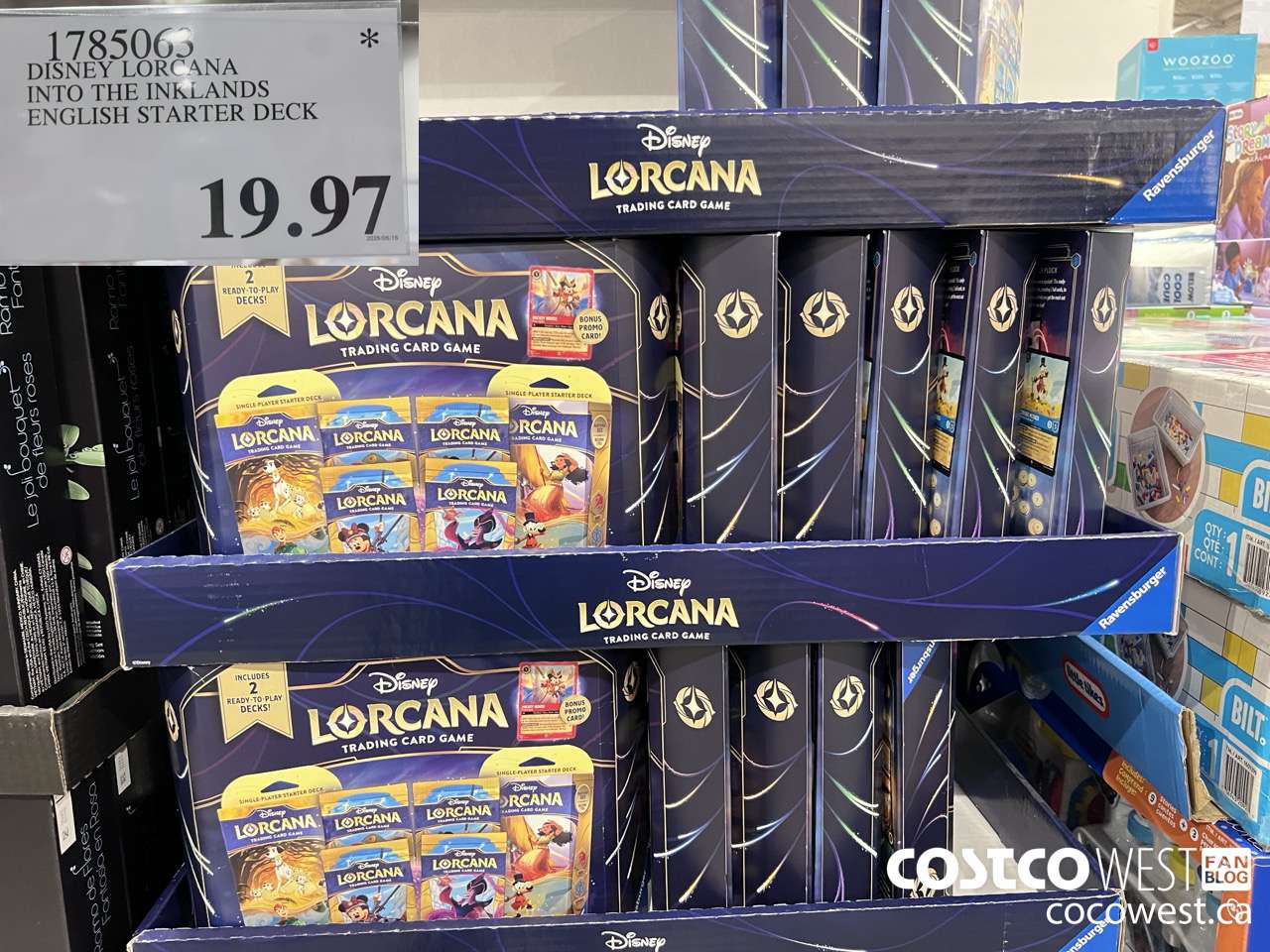 1785063 DISNEY LORCANA INTO THE INKLANDS ENGLISH STARTER DECK $19.97