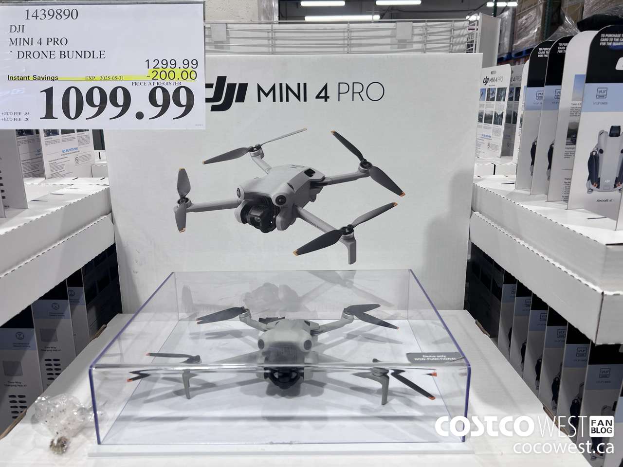 1439890 DJI MINI 4 PRO DRONE BUNDLE ($200.00 INSTANT SAVINGS EXPIRES ON 2025-05-31) $1099.99