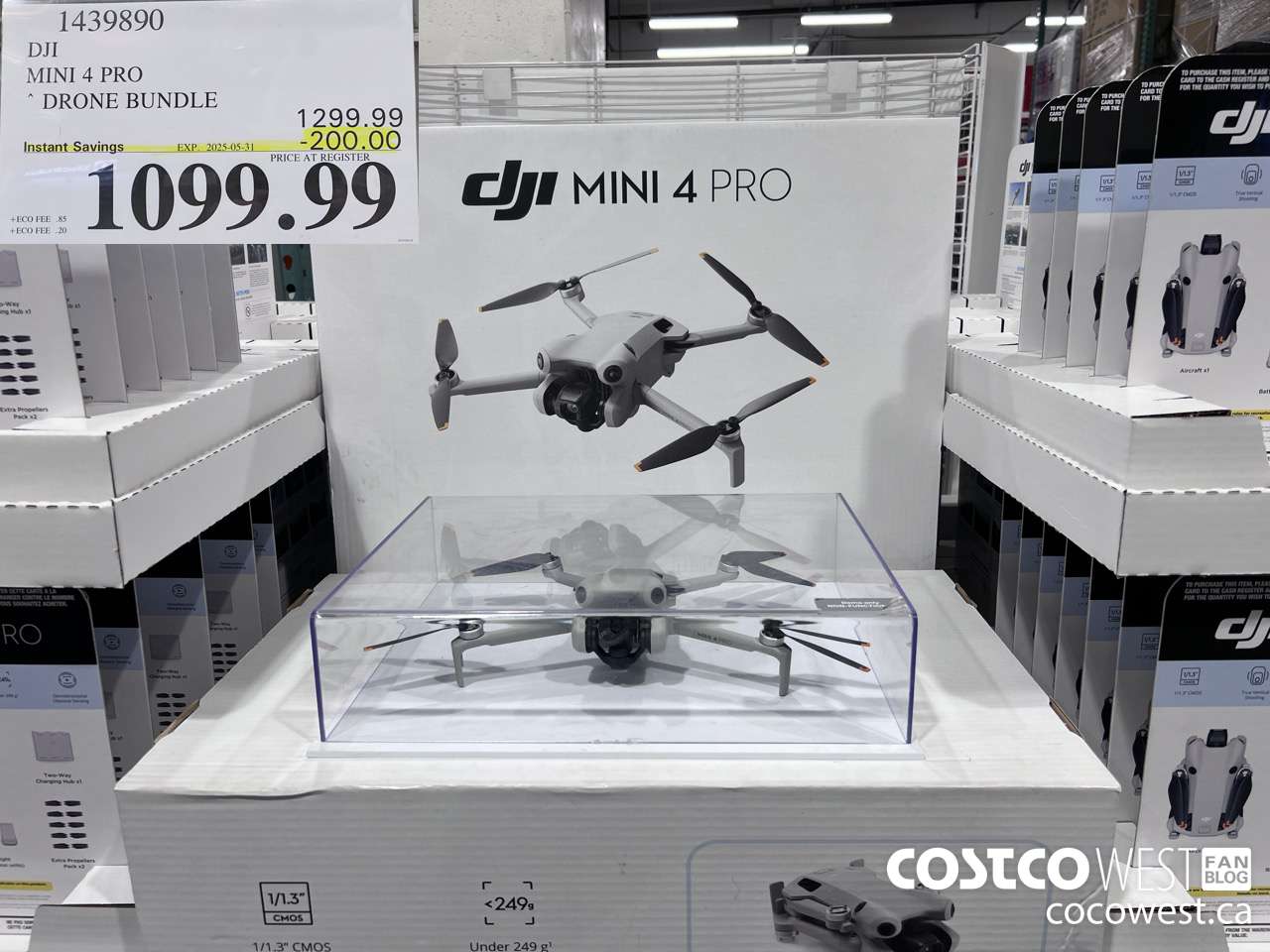 1439890 DJI MINI 4 PRO DRONE BUNDLE ($200.00 INSTANT SAVINGS EXPIRES ON 2025-05-31) $1099.99