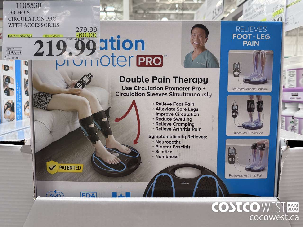 1105530 DR-HO'S CIRCULATION PROMOTER PRO W CIRCULATION SLEEVES ($60.00 INSTANT SAVINGS EXPIRES ON 2025-05-11) $219.99